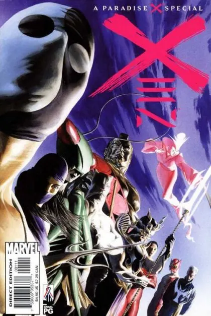Paradise X:  Xen #1 comic book cover, 2002
