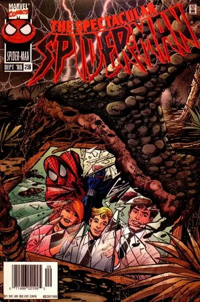 The Spectacular Spider-Man, Vol. 1 #238 Newsstand Edition comic book cover, 1996