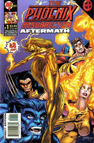 Phoenix Resurrection: Aftermath #1 comic book cover, 1996