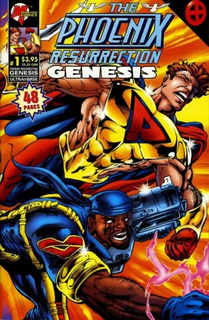 Phoenix Resurrection: Genesis #1 comic book cover, 1995