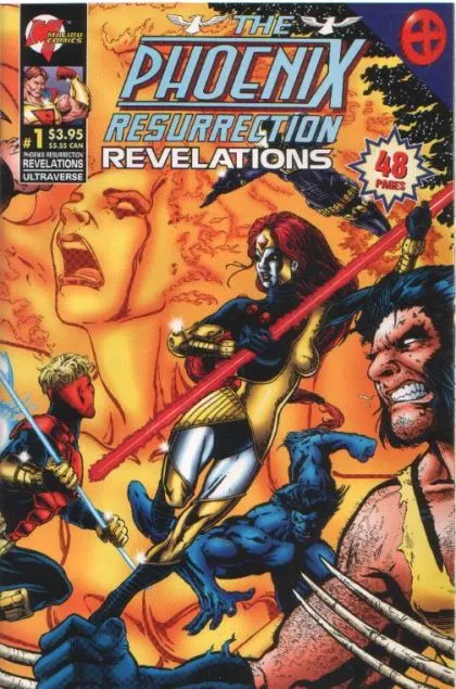 Phoenix Resurrection: Revelations #1 Regular Edition comic book cover, 1995
