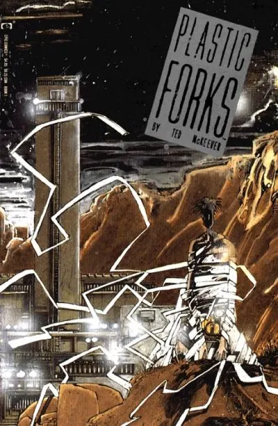Plastic Forks #1 comic book cover, 1990