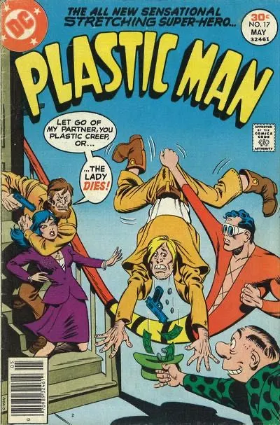 Plastic Man, Vol. 1 #17 comic book cover, 1977