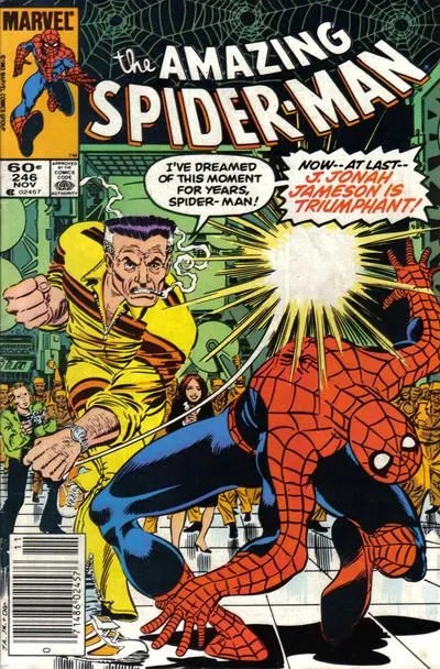 The Amazing Spider-Man, Vol. 1 #246 Newsstand Edition comic book cover, 1983