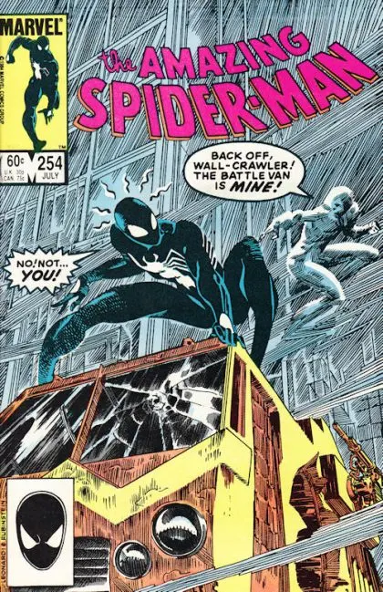The Amazing Spider-Man, Vol. 1 #254 Direct Edition comic book cover, 1984
