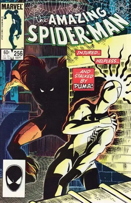 The Amazing Spider-Man, Vol. 1 #256 Direct Edition comic book cover, 1984