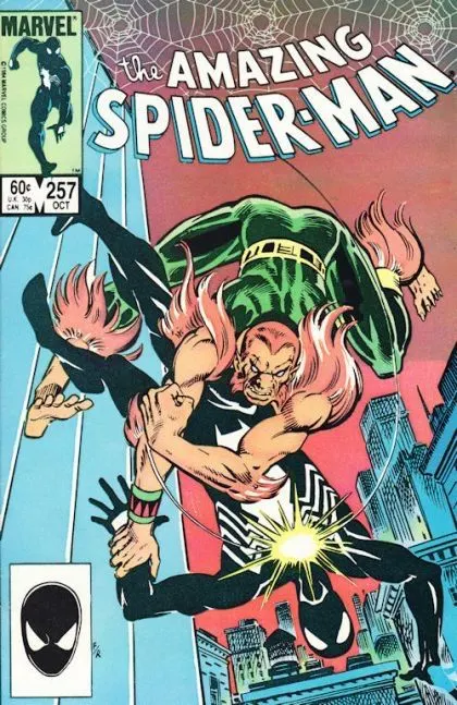 The Amazing Spider-Man, Vol. 1 #257 Direct Edition comic book cover, 1984