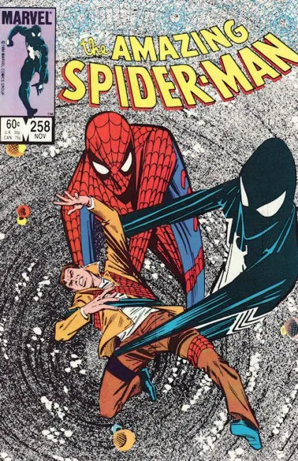 The Amazing Spider-Man, Vol. 1 #258 Direct Edition comic book cover, 1984