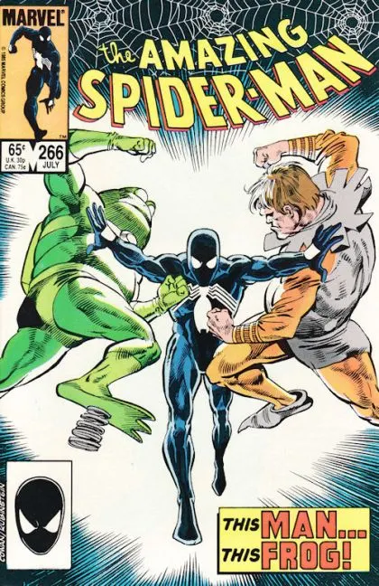 The Amazing Spider-Man, Vol. 1 #266 Direct Edition comic book cover, 1985
