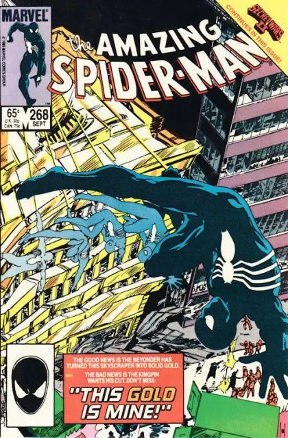 The Amazing Spider-Man, Vol. 1 #268 Direct Edition comic book cover, 1985