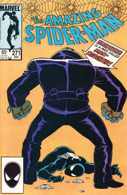 The Amazing Spider-Man, Vol. 1 #271 Direct Edition comic book cover, 1985