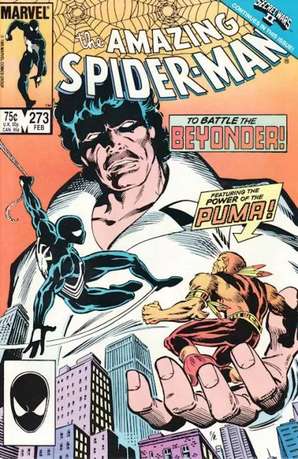 The Amazing Spider-Man, Vol. 1 #273 Direct Edition comic book cover, 1986
