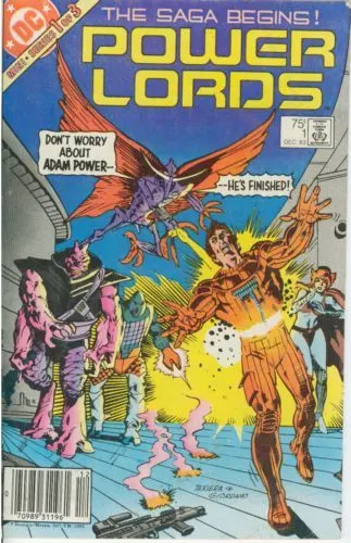 Power Lords #1 Newsstand Edition comic book cover, 1983