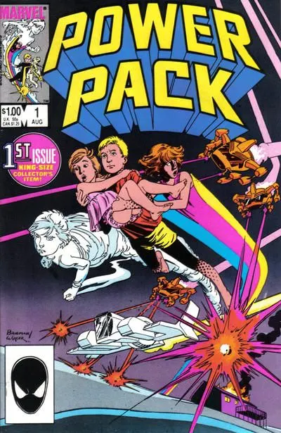 Power Pack, Vol. 1 #1 Direct Edition comic book cover, 1984
