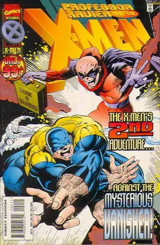 Professor Xavier and the X-Men #2 Direct Edition comic book cover, 1995