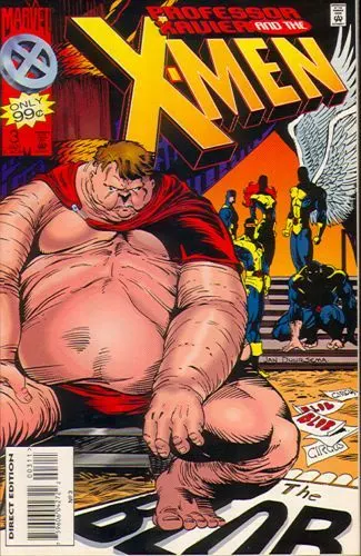 Professor Xavier and the X-Men #3 Direct Edition comic book cover, 1996
