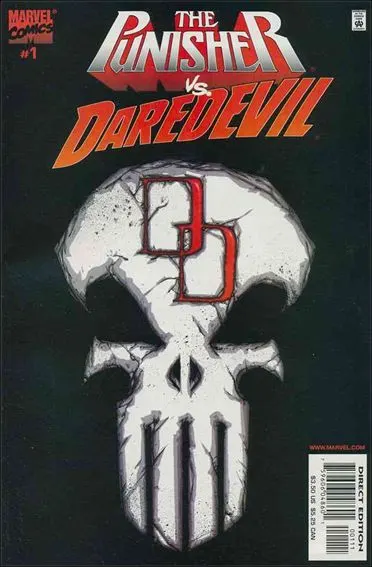 Punisher vs. Daredevil #1 comic book cover, 2000
