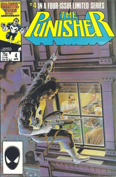 The Punisher, Vol. 1 #4 Direct Edition comic book cover, 1986