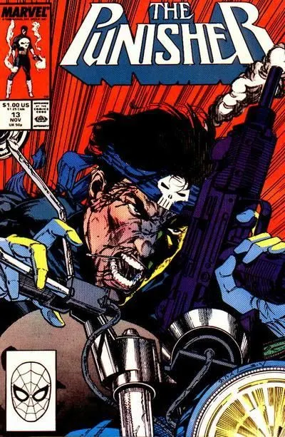The Punisher, Vol. 2 #13 Direct Edition comic book cover, 1988