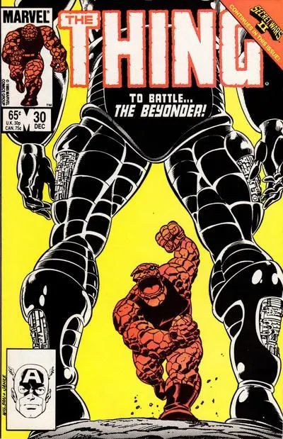 The Thing, Vol. 1 #30 Direct Edition comic book cover, 1985
