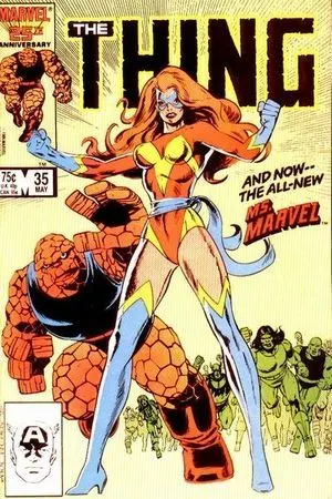 The Thing, Vol. 1 #35 Direct Edition comic book cover, 1986