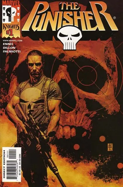 The Punisher, Vol. 5 #1 Tim Bradstreet Regular comic book cover, 2000