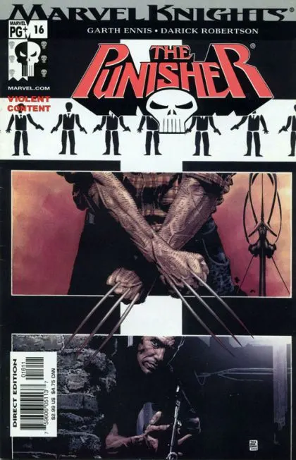 The Punisher, Vol. 6 #16 Direct Edition comic book cover, 2002