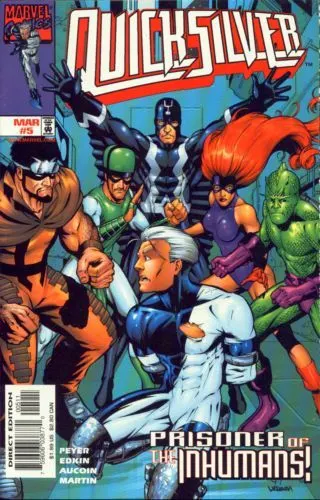 Quicksilver #5 Direct Edition comic book cover, 1998