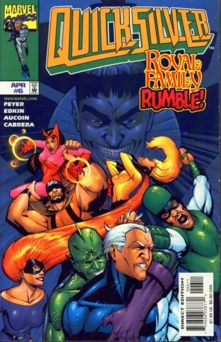 Quicksilver #6 Direct Edition comic book cover, 1998