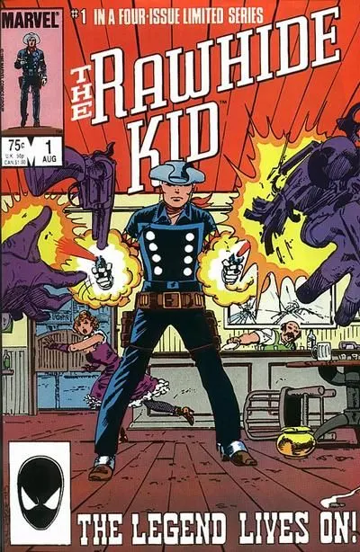 Rawhide Kid, Vol. 2 #1 Direct Edition comic book cover, 1985