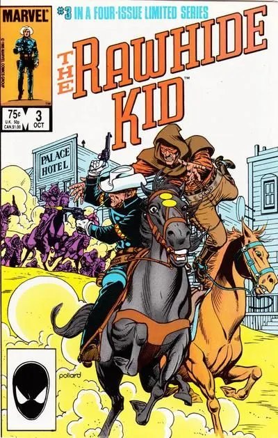 Rawhide Kid, Vol. 2 #3 Direct Edition comic book cover, 1985