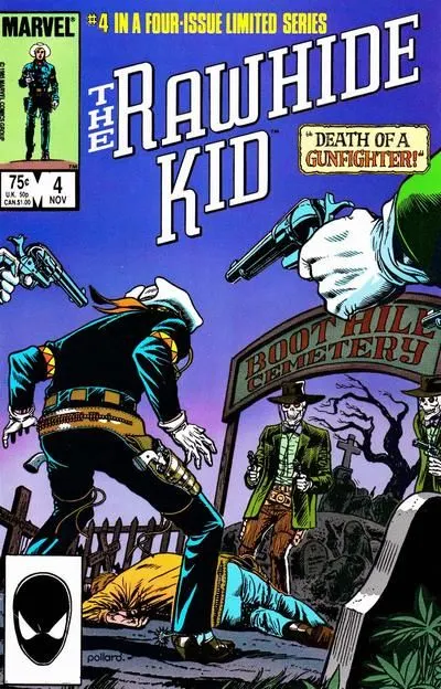 Rawhide Kid, Vol. 2 #4 Direct Edition comic book cover, 1985