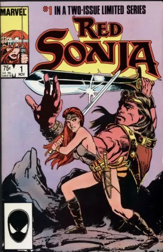 Red Sonja Movie #1 Direct Edition comic book cover, 1985