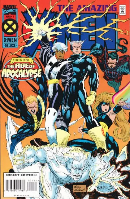 The Amazing X-Men, Vol. 1 #1 Direct Deluxe Edition comic book cover, 1995