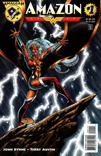 Amazon #1 Direct Edition comic book cover, 1996