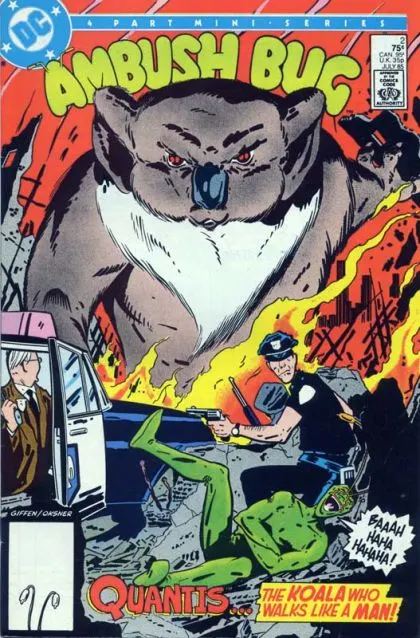 Ambush Bug #2 Direct Edition comic book cover, 1985