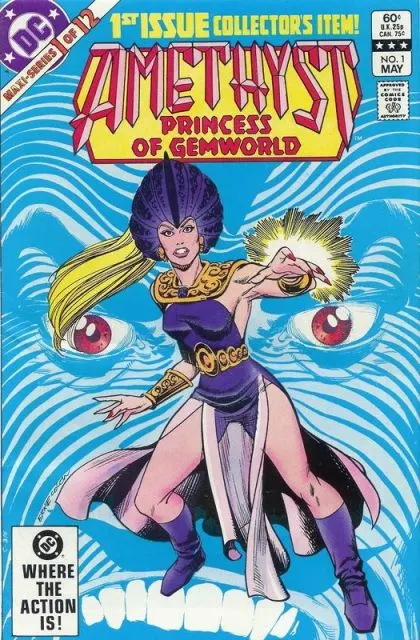 Amethyst: Princess of Gemworld, Vol. 1 #1 Direct Edition comic book cover, 1983