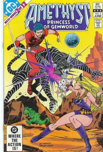 Amethyst: Princess of Gemworld, Vol. 1 #2 Direct Edition comic book cover, 1983