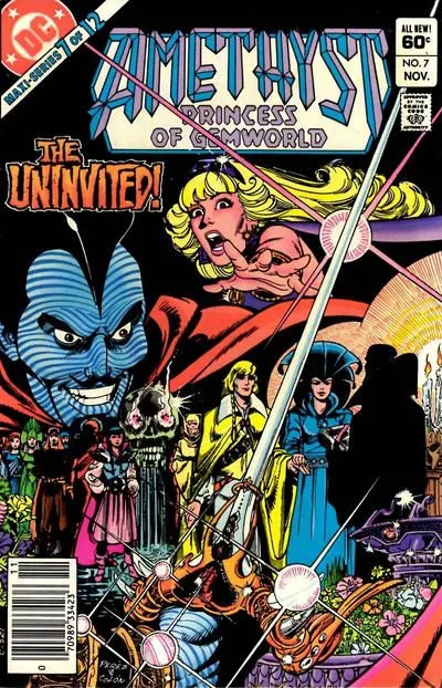 Amethyst: Princess of Gemworld, Vol. 1 #7 Newsstand Edition comic book cover, 1983