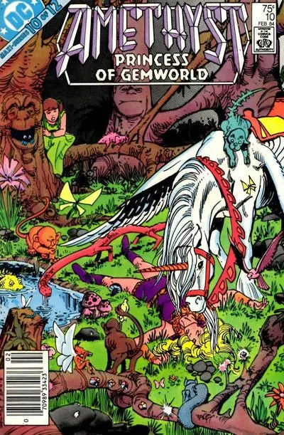 Amethyst: Princess of Gemworld, Vol. 1 #10 Newsstand Edition comic book cover, 1984