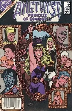 Amethyst: Princess of Gemworld, Vol. 1 #12 Newsstand Edition comic book cover, 1984