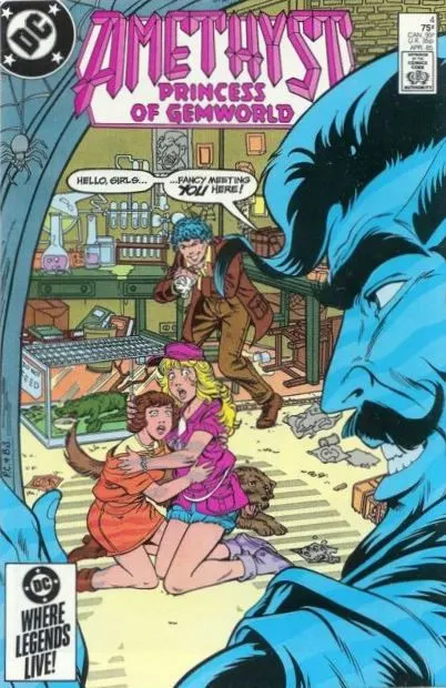 Amethyst, Vol. 1 #4 Direct Edition comic book cover, 1985