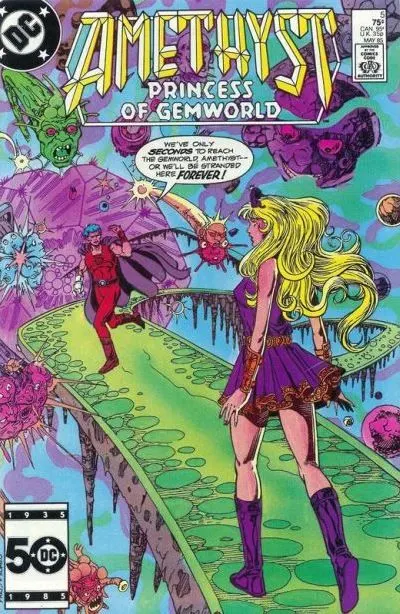 Amethyst, Vol. 1 #5 Direct Edition comic book cover, 1985