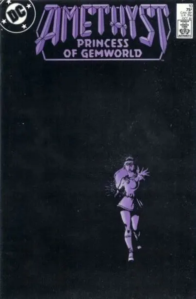 Amethyst, Vol. 1 #10 Direct Edition comic book cover, 1985