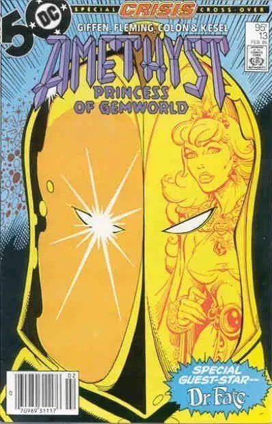 Amethyst, Vol. 1 #13 Newsstand Edition comic book cover, 1986