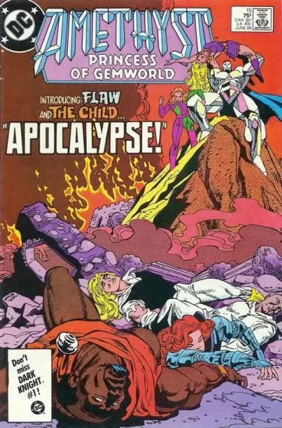 Amethyst, Vol. 1 #15 Direct Edition comic book cover, 1986