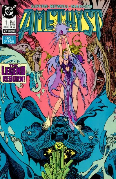 Amethyst, Vol. 2 #1 comic book cover, 1987