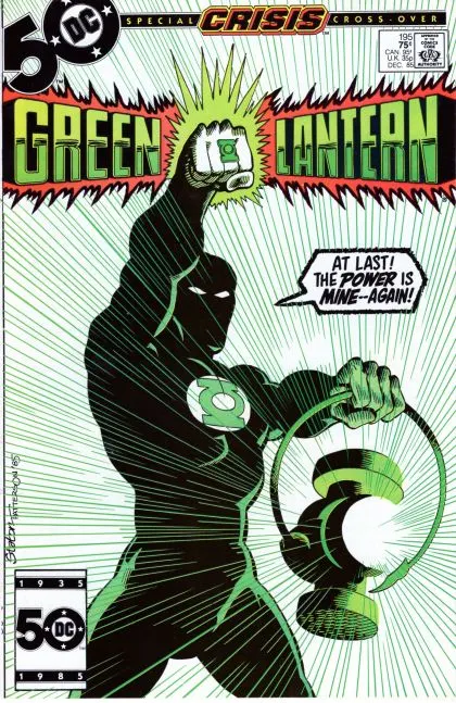 Green Lantern, Vol. 2 #195 Direct Edition comic book cover, 1985