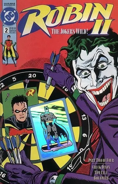 Robin II: The Joker's Wild #2 Jim Aparo Cover comic book cover, 1991
