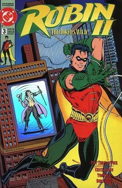 Robin II: The Joker's Wild #3 Dan Jurgens / Dick Giordano Cover comic book cover, 1991